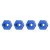 4PCS Wheel Hex Hub Adapter Aluminum Alloy Wheel Hex Coupler for   LaTrax Teton 1Celsius18 RC Truck