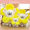 Cute Maltese Sunflower Plush Toy Adorable Stuffed Animal For Girls Dorms Birthday Gift
