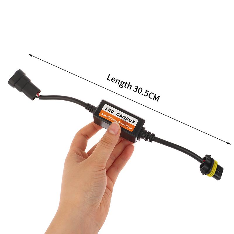 1Pc 9005 9006 9012 Universal Led Canbus Decoder Adapter Anti-Flimmern Harness Glühbirnen Widerstand Warnung Fehler Canceller