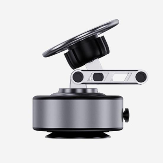 Foldable Magnetic Car Phone Holder 360 Degrees Rotatable Vacuum Suction Phone Mount for Dashboard Windshield Hands-Free Navigation Phone Stand