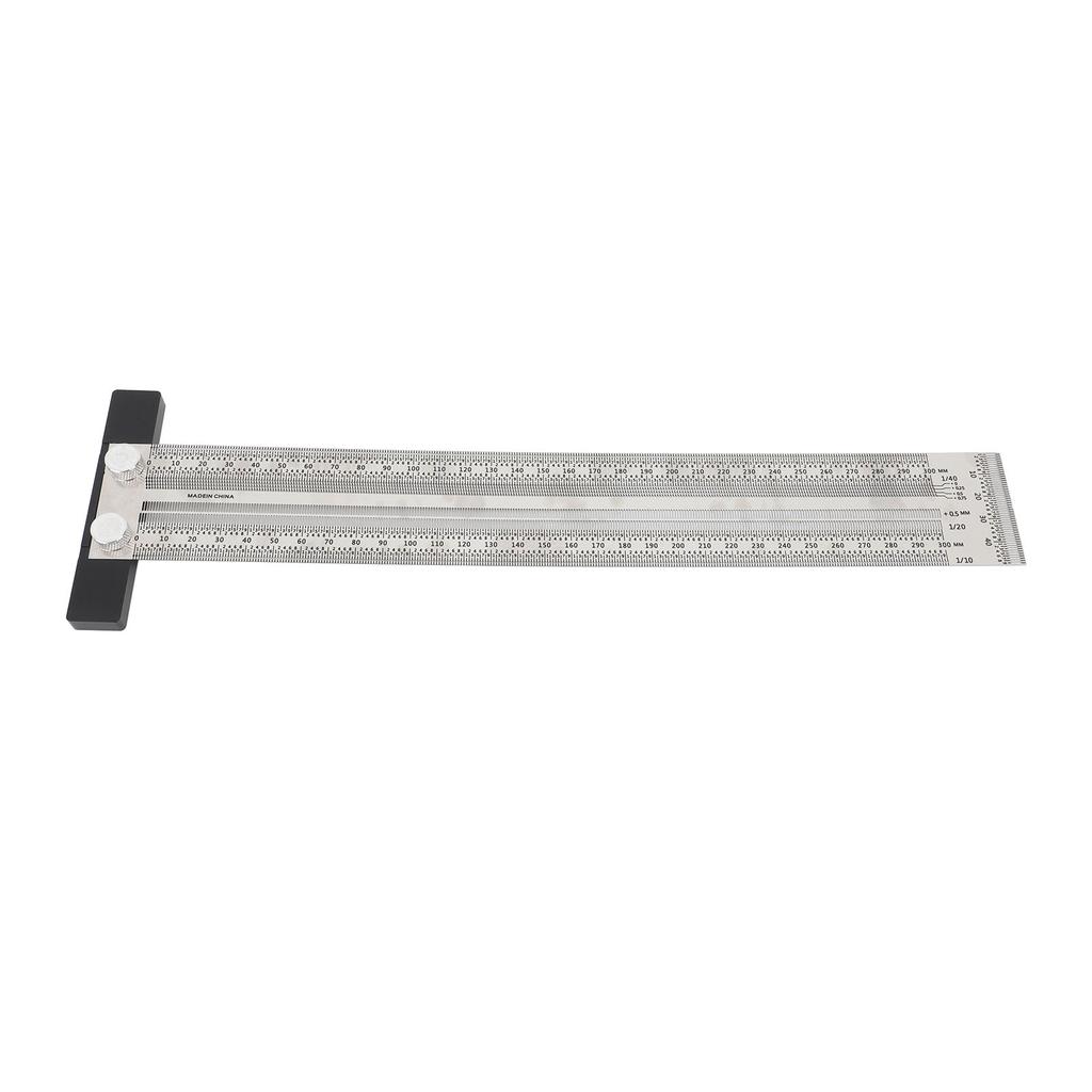 Ultra Accurate Marking T Ruler Stainless Steel Woodworking Scribing T Ruler High Accuracy Carpenter Mark T Ruler