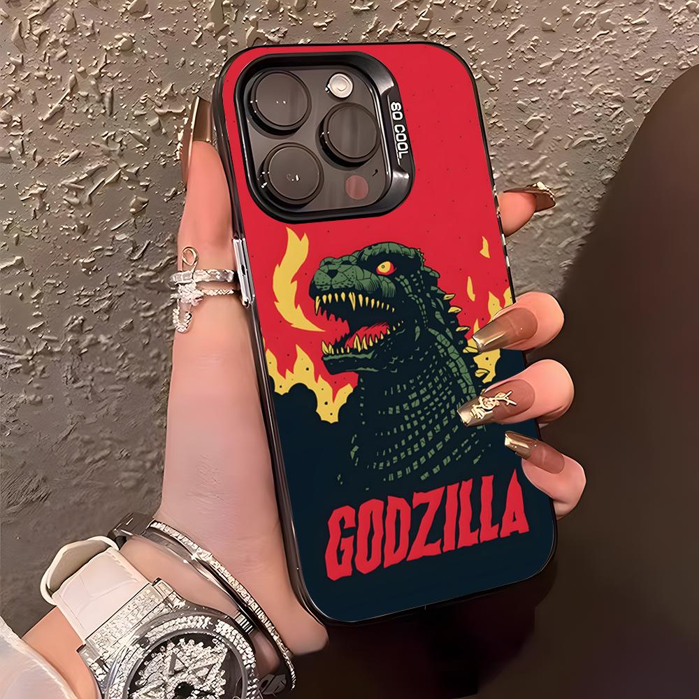 

C-Cool Go-Godzillas Phone Case For IPhone17 Air 16 15 14 Plus 13 12 11 Pro XS Max Silver Black Bumper Case iPhone17 Air