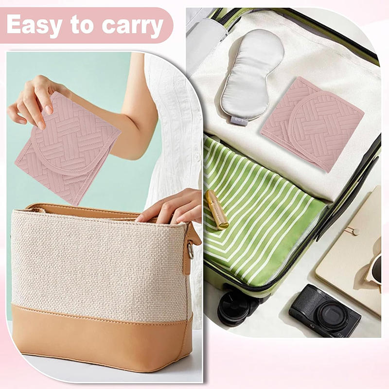 Luxury Portable Jewelry Organizer Bag - Travel Jewelry Case with Zipper Pockets for Earrings Necklaces Rings Gift Ready