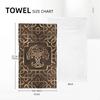 Tree of life -Yggdrasil onCelticPattern Soft Face Towel Quick Dry Pool Bath Cotton Towels Absorbent Quick