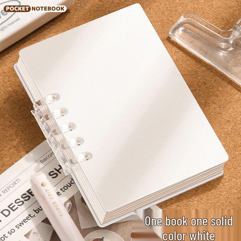 Mini Carnet de Poche A7 Haute Valeur - Agenda Personnel Étudiant à Feuilles Mobiles