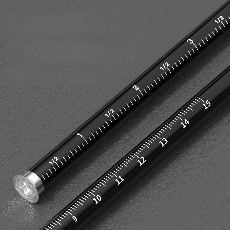 15cm/6inch Fine Wooden Tenon Scriber Quick Depth Measurement Marking Ruler Parallel Line Drawing Tool Adjustable Scribing Ruler