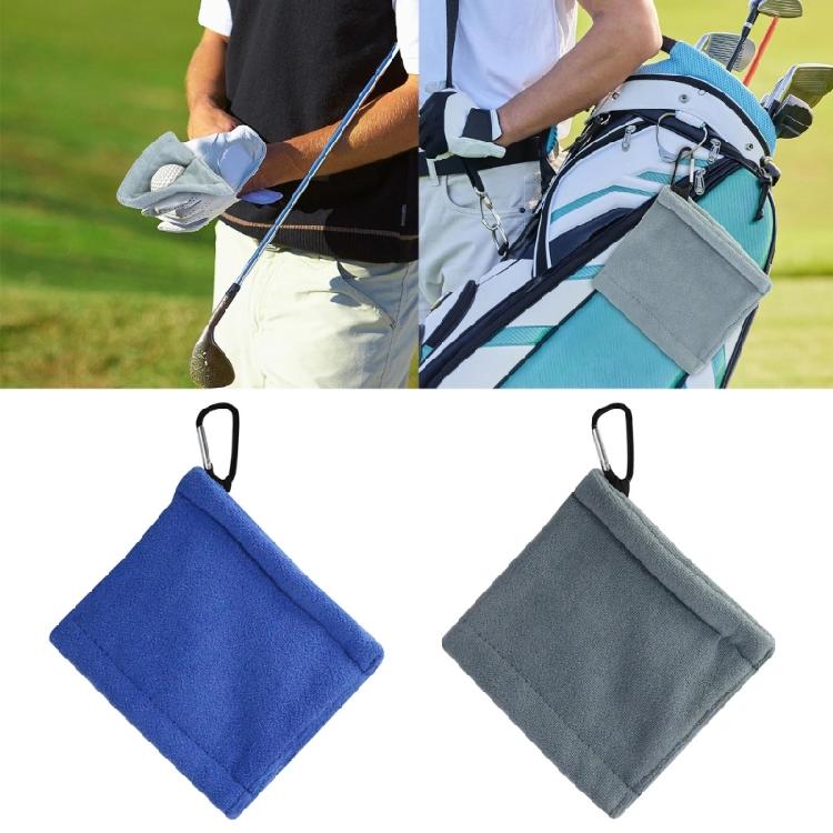 Golf Wipe Cloth Cleaner Microfiber Golf Ball Cleaning Towel with Carabiner Hook