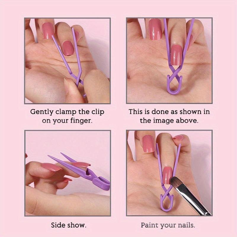 20pcs Nail Polish Protective Clips That Are Spill-Proof, Including Clamps, Acrylic Gel Extension Stickers, Mold Clips, and Tools for French Nails.
