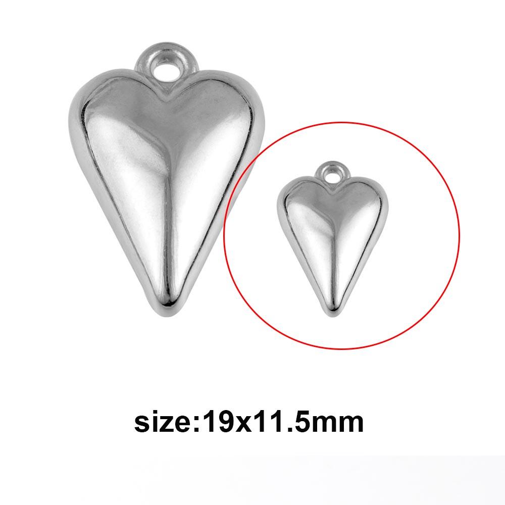 20pcs Heart Cute CCB Loose Beads For Necklace Pendant Heart Star Charms For Jewelry Making Supplies DIY Necklace Spacer Beads