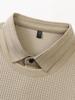 Fake Two-Piece Long-Sleeved Sweater Men's Undershirt New Knitwear Top Autumn and Winter Thickening Sweater