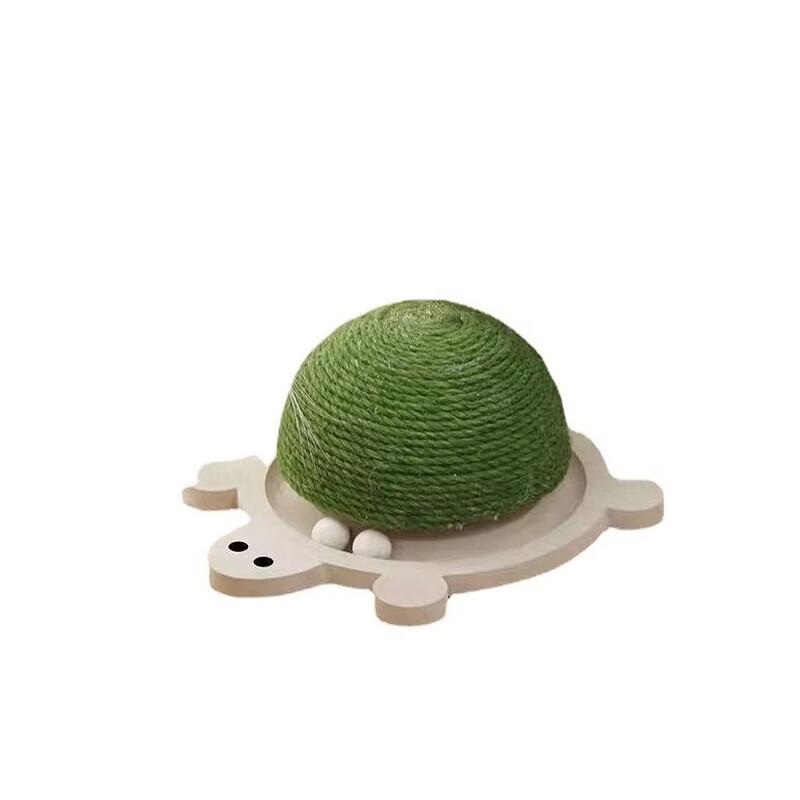 Yunxiaoshi Schildkrötenförmiger Sisal-Kratzbaum für Katzen