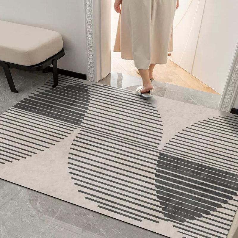 PVC Entry Door Floor Mat Kitchen Waterproof and Oil-proof Carpets Bathroom Non-slip Carpet Large Area Balcony Rugs Easy To Clean