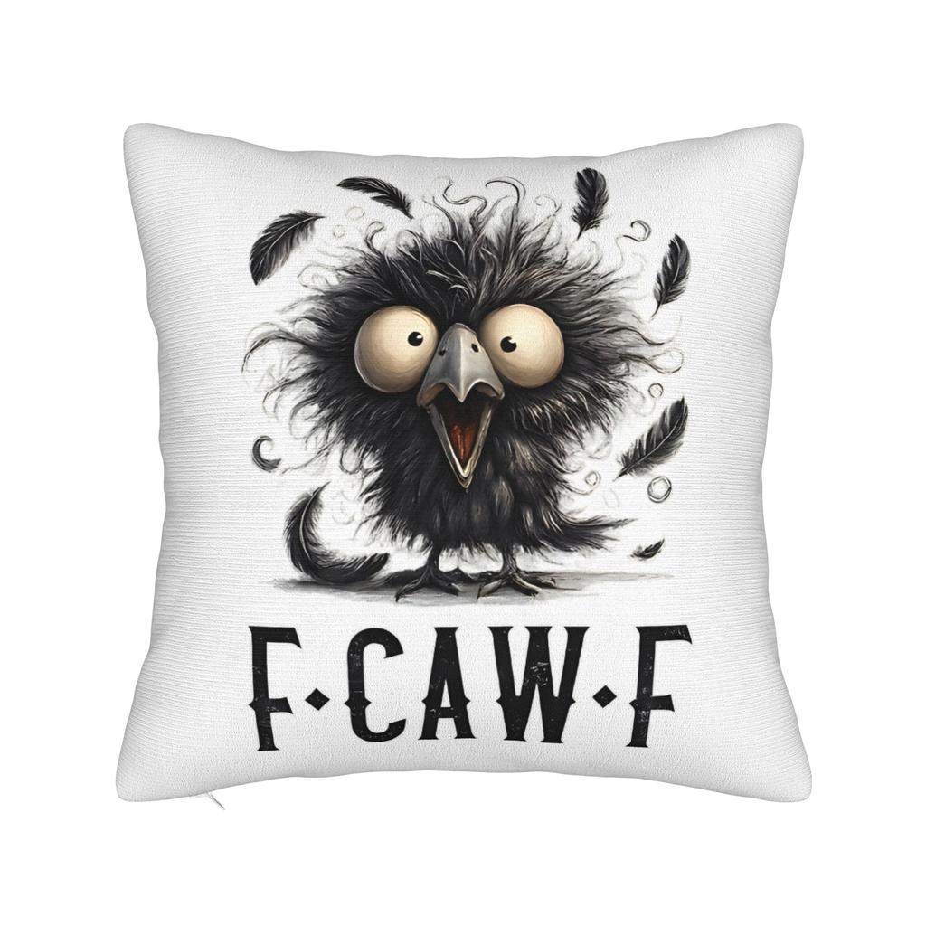 Merry FCawF Chicken Square Pillow Case Xmas Lights Rooster Cushion Cover Zippered Decorative Throw Pillow Case Cover for Bed