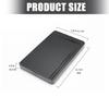 Slim Portable Hard Disk Case USB3.0 Interfaces Supports 2.5" SSDs Mechanical Drive Shock Resistant Housing
