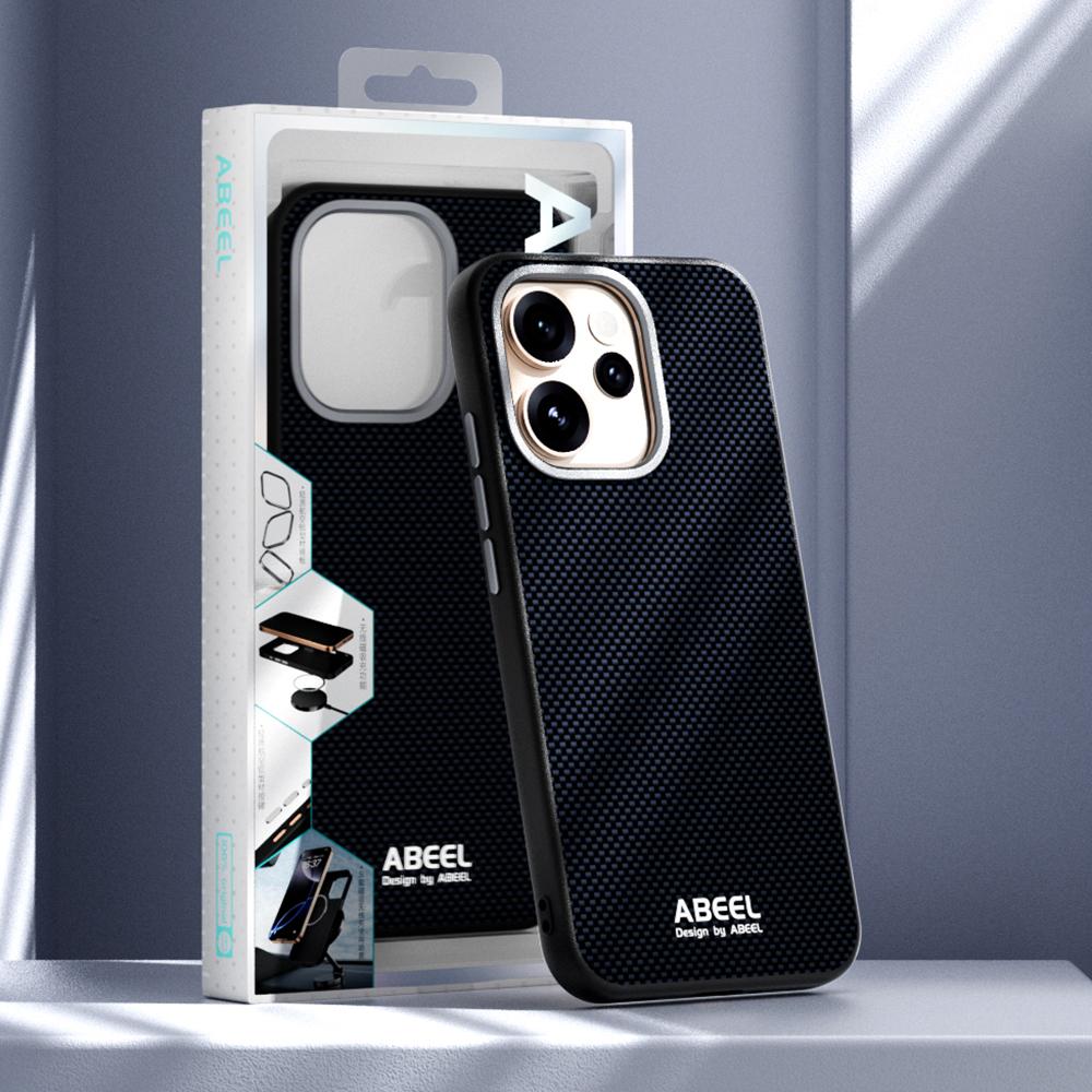 ABEEL Для Oppo Reno15 Pro Max 5G (Глобальний)/Reno15 Pro 5G (Китай) Магнітний Чохол З Друком ПК ТПУ Алюмінієвий Сплав Шкіра Чохол для Телефону