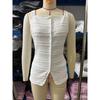 Sexy Summer Shirt Women's Shoulder Strap Style Solid Color Slim Fit Sleeveless Vest Top Women's Clothing