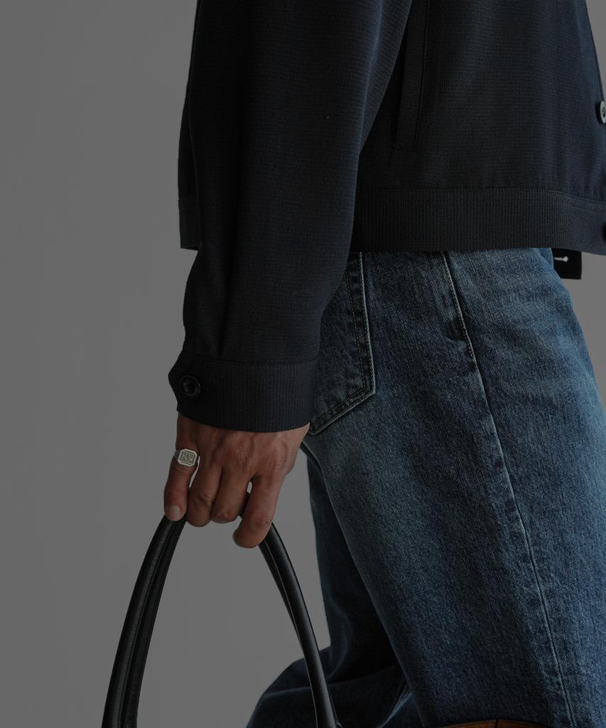 Bowlow Product Airy Summer Crop Jacket [Navy]