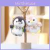 Super Soft Short Plush Penguin Stuffed Animal Doll Cute Keyring Pendant For Gifts