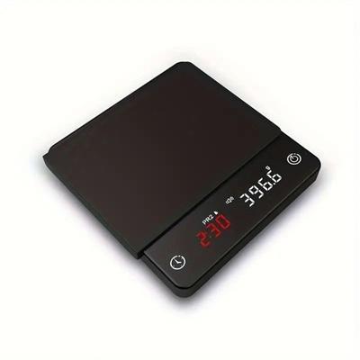 Digital Display Mini Smart Kitchen Scale Timer Function 2kg Capacity Digital Coffee Scale 0.1g Accuracy Rechargeable