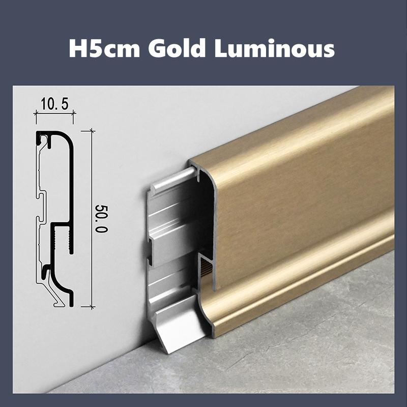 H5/6/8cm Super Narrow LED Wall Skirting Line Minimalist Aluminium Profile Floor Baseboard Silicone Neon Strip Light Diffuser