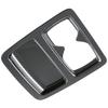 Car Rear Water Cup Holder Protection Cover Trim For Honda Accord  ABS Carbon Fiber Rear Drain Cup Cover Accessories