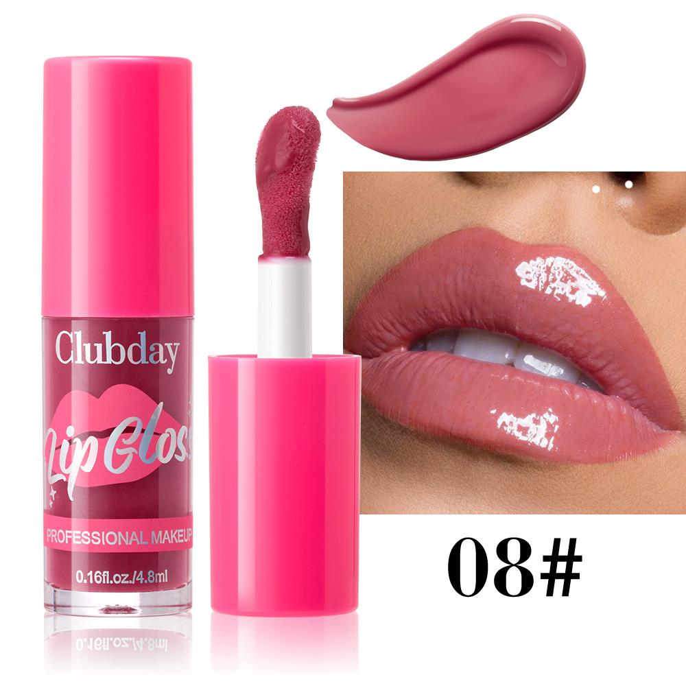 12-color multi-color lip gloss, moisturizing and easy to apply.