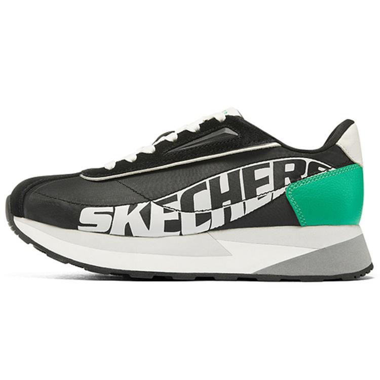 (WMNS) Skechers Heydayz Sport Shoes Black Green Grey Women s 155495-BKGR EU 37