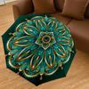 1PC Mandala Pattern Automatic Open/Close Umbrella Compact Folding Umbrella with 8-Rib Shaft lightweight esign, Highquality Fabric1158A