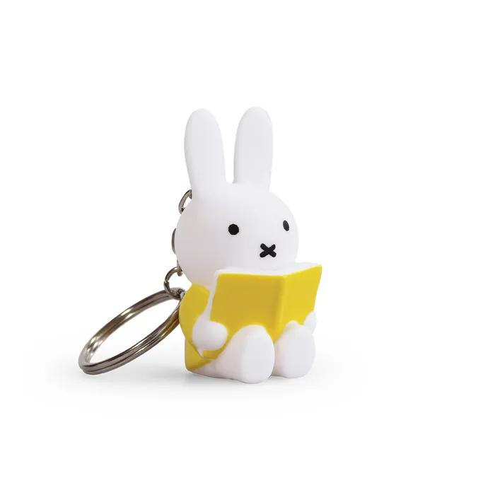 Miffy Reading Keyring Yellow