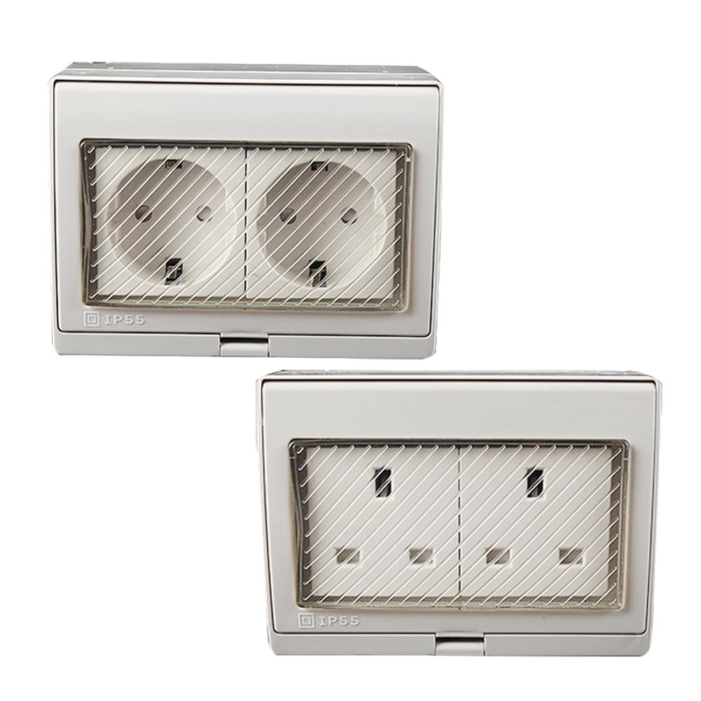 

Водонепроницаемая розетка, устойчивая к ультрафиолетовому излучению, атмосферостойкая электрическая розетка с прозрачной крышкой, штепсельная коробка