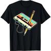 80s Cassette Tape Pencil 1980s Retro Vintage Throwback Music T-Shirt  Clothing Vintage T Shirt Camisetas