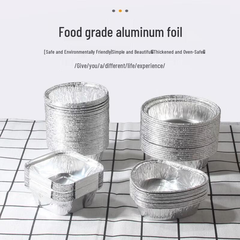 Heart-shaped Aluminum Foil Containers for Air Fryer & Oven