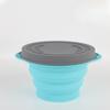 Outdoor Use Travel Silicone Foldable Bowl Travel Portable Retractable Instant Noodle Bowl Childrens Outdoor Use Picnic Lunch Box with Lid