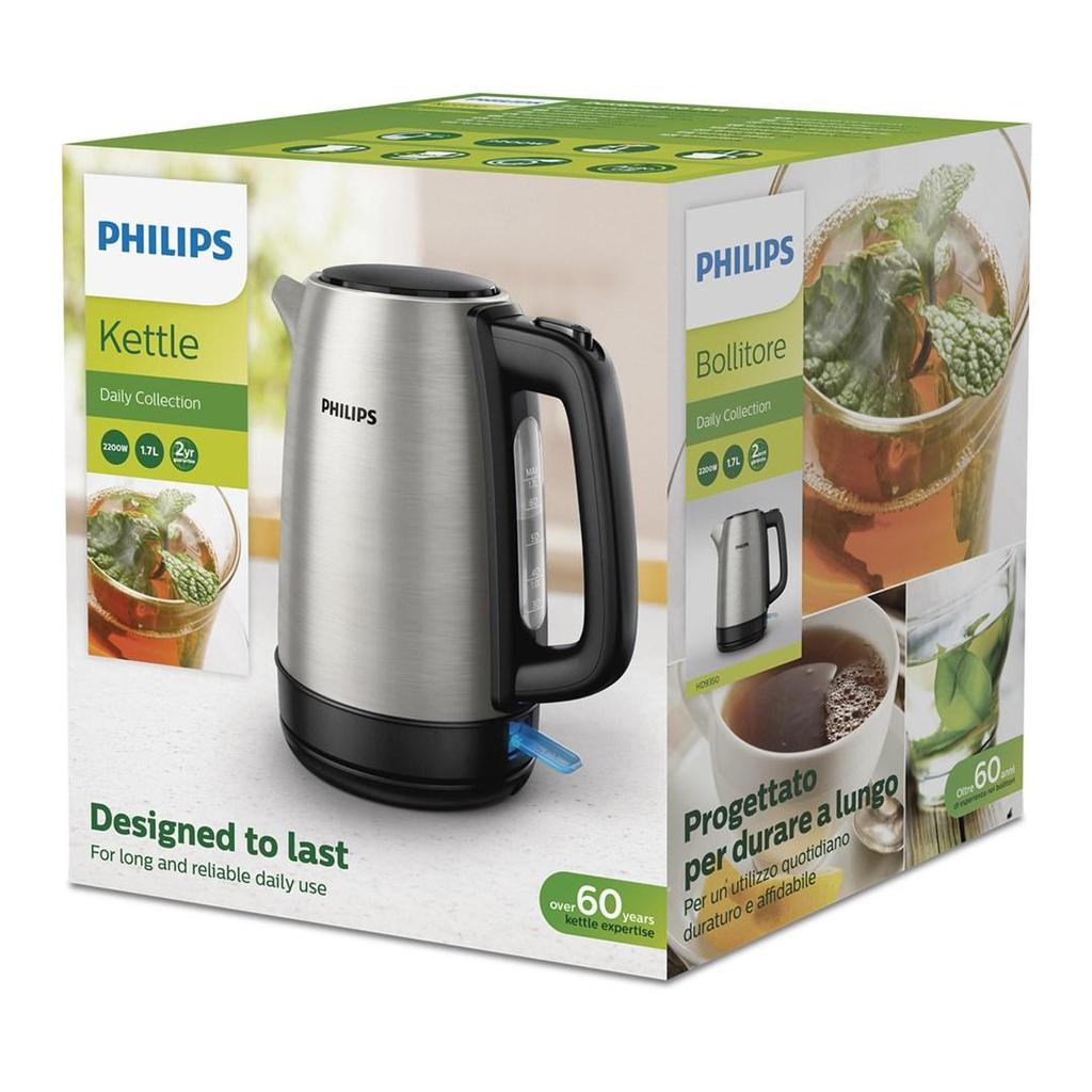 Philips daily collection hd9350/90 electric kettle 1.7L Stainless Steel
