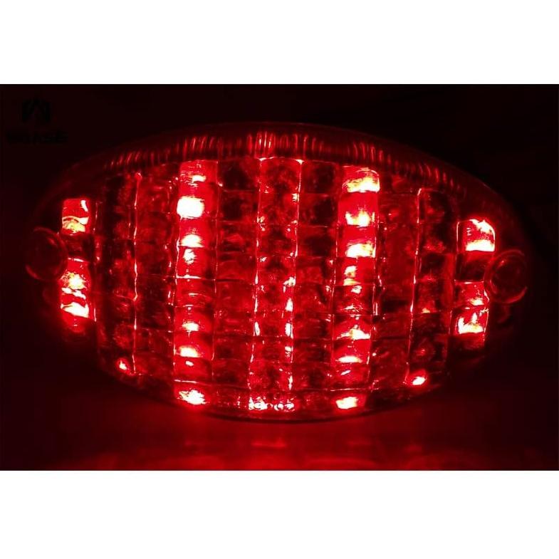 Rear Tail Light Brake Turn Signals Integrated LED Light For Buell Blast/Firebolt XB9R XB12R 2002 2003 / Lightning 2009 (Smoke Lens)