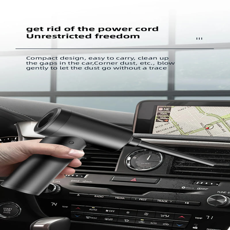 Smart New Home and Car Dual-use Multi-scene Wireless Vacuum Gun High-power Swimming Ring Air Pump Car Multi-function Mini Dust Blower Strong Cleaning