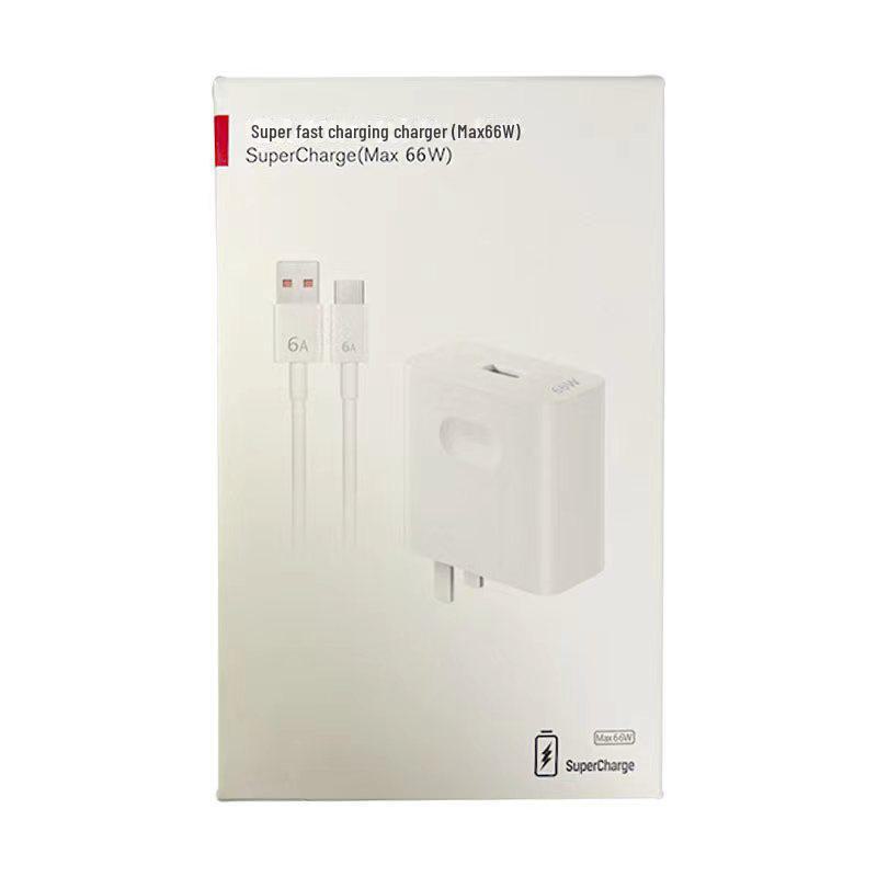Compatible with Huawei 66W Super Fast Charger for P40/Mate30pro, Honor V40/Nova, 6A Fast Charging Cable.