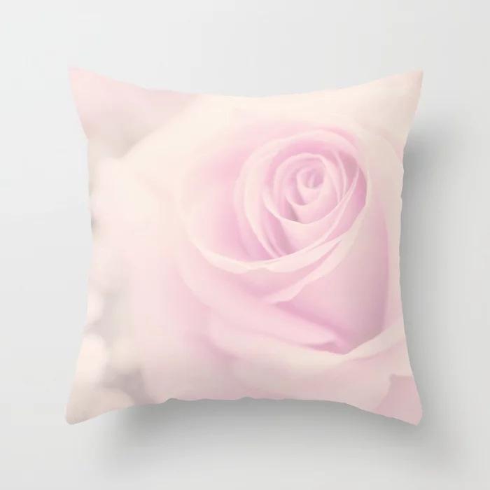 New American Rose Pillowcase Home Sofa Pillow Cushion Cover Soft