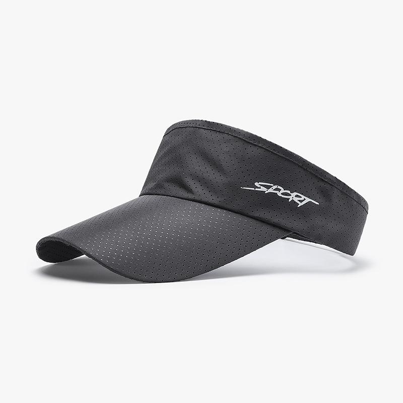 Summer Breathable Sun Visor Hat For Men Women Uv Protection Quick Dry Empty Top Sports Cap For Tennis Golf Running