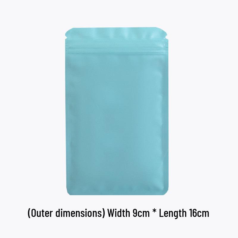 Double-Sided Frosted Aluminum Foil Self-Sealing Opaque Packaging Bag for Colored Ornaments