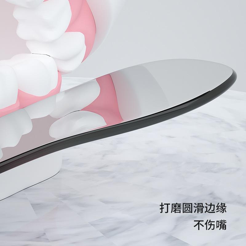 Dental reflector double-sided glass intraoral photography high-definition dental orthodontic correction thickened reflector 2# P type lingual side