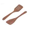 Natural Wood Spatula Long Handle Comfortable Easy To Clean Wood Spatula Kitchen Utensil for Cooking for Mixing for Filtering