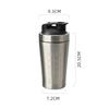 Stainless Steel Protein Shaker Cup Portable Fitness Sports Mug Nutrition Shakers Cup Water Bottles Water Cup Portable Shakers