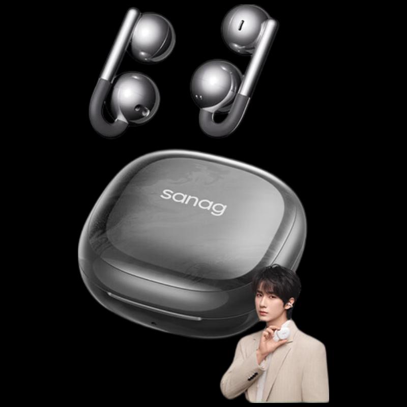 SANAG F60 Open-Ear Clip-On Wireless Headphones