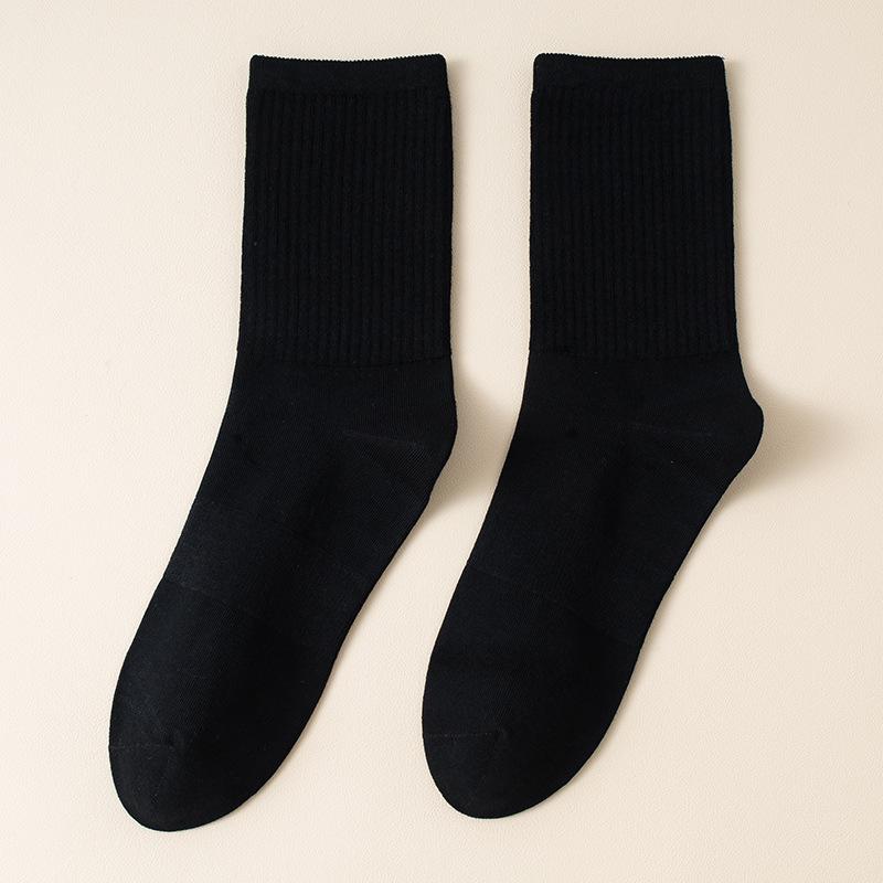 Men's Autumn Cotton Anti Bacterial Sweat Absorption Deodorant Boneless Sports Socks