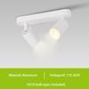 3 Color 110-220V GU10 LED Track Light Spotlight Suit Ceiling Lamp  COB Spot Lights For Kitchen Commercial Living Room Home