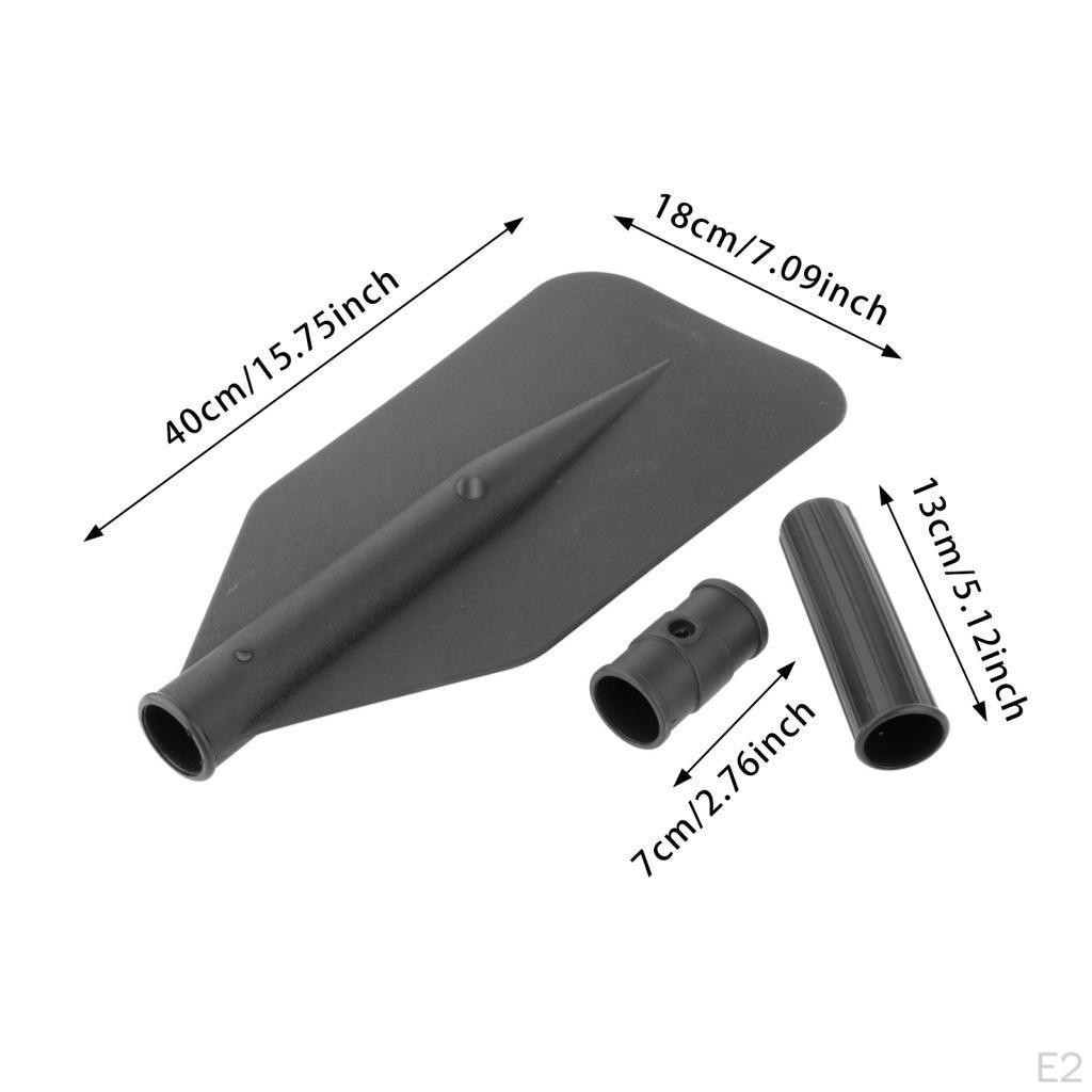 Rubber Inflatable Kayak Boat Paddle Blade Leaf Replacement Accessories