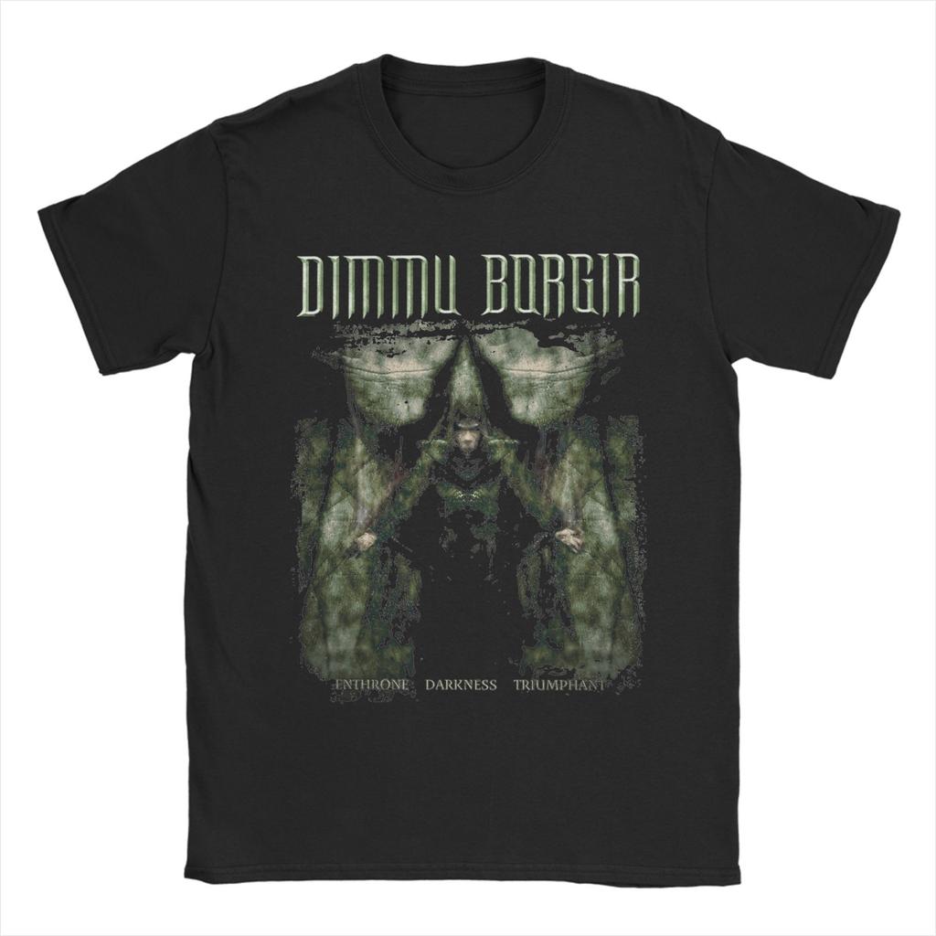 Men Women Graphic Print band DIMMU BORGIR black metal  Tee T Shirt Cotton  T-shirts Clothing