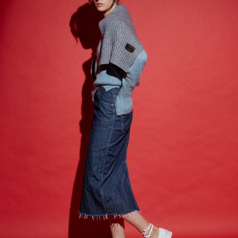 RECLOW CREAMY Short Muffler, Dark Gray