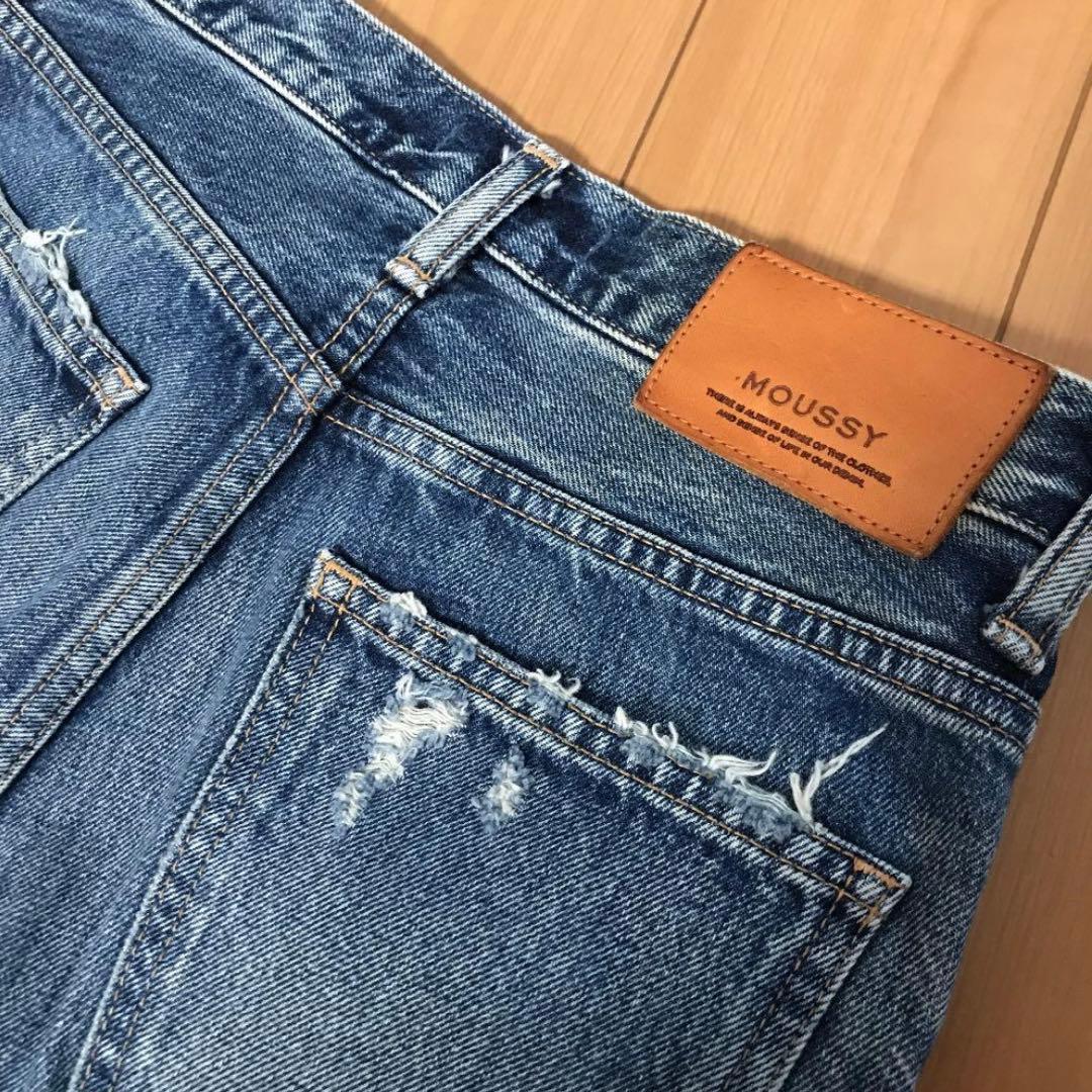 moussy tapered denim jeans 24